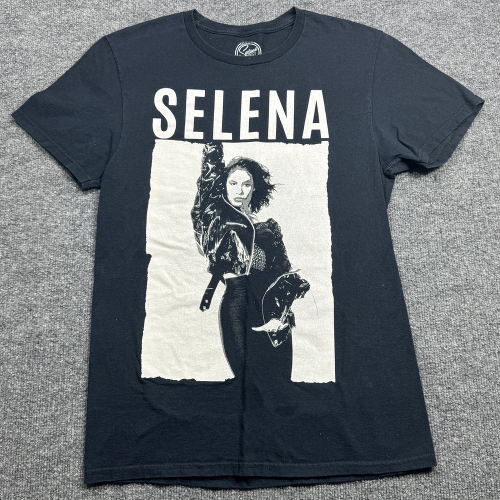 Selena Quintanilla Official Merchandise T Shirt Womens S Black Graphic Tee